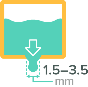 SLS design rule: Escape holes