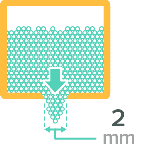 SLS design rule: Escape holes