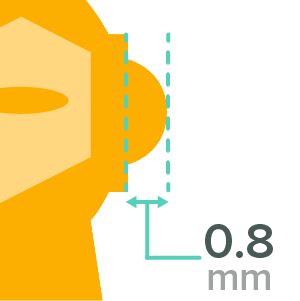 SLS design rule: Minimum detail size