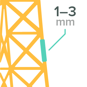 SLS design rule: Minimum feature size