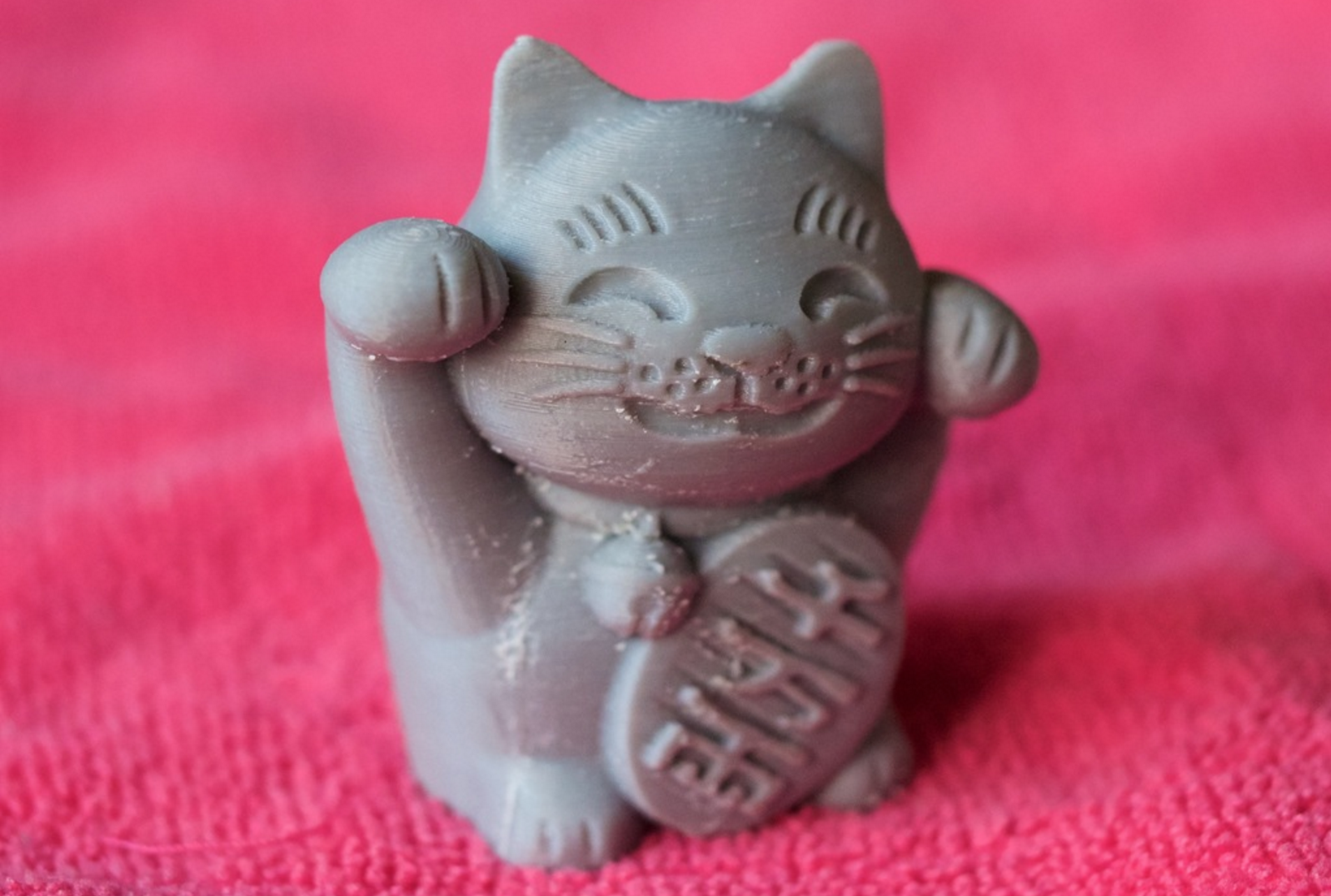 Japanese Lucky Cats  3D  Printed  3D  Design 3D  Hubs Talk