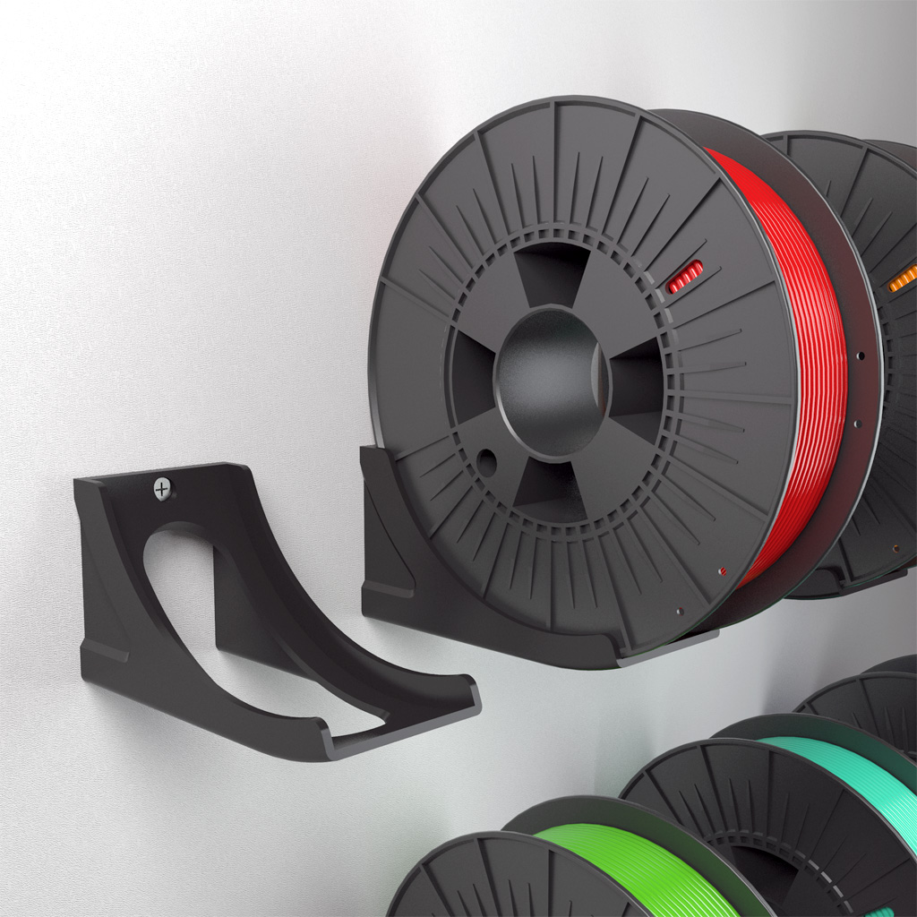 Spool Wall Rack | 3D Design | 3D Hubs Talk